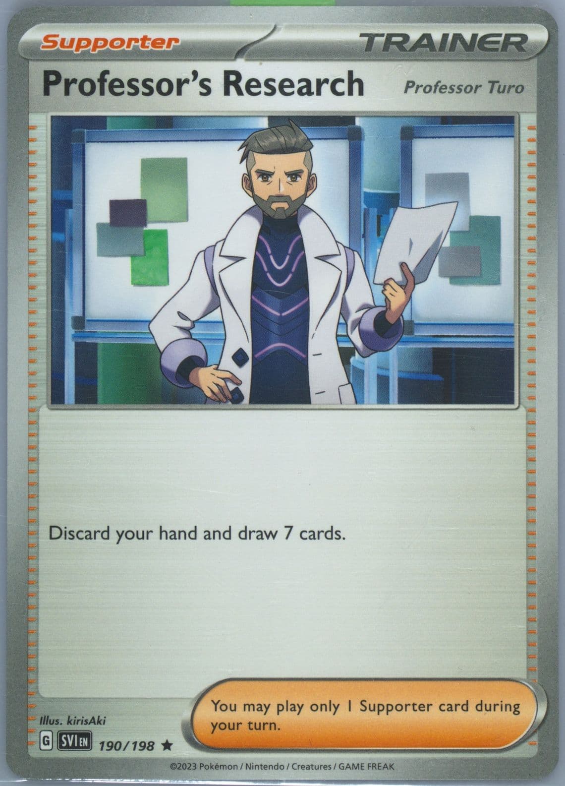 Professor's Research Sealed Product Exclusive (190) 2023 Pokemon Svi EN-Scarlet & Violet