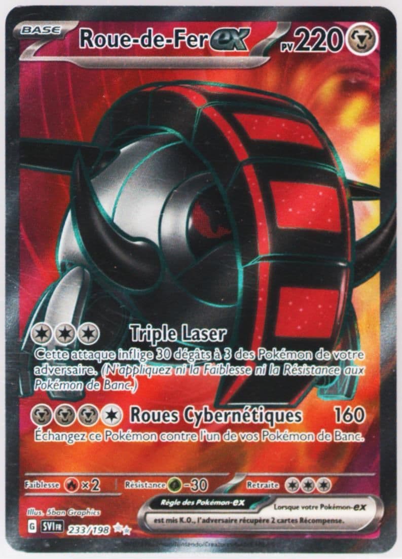 Iron Treads EX Ultra Rare (233) 2023 Pokemon French Svi FR-Scarlet & Violet