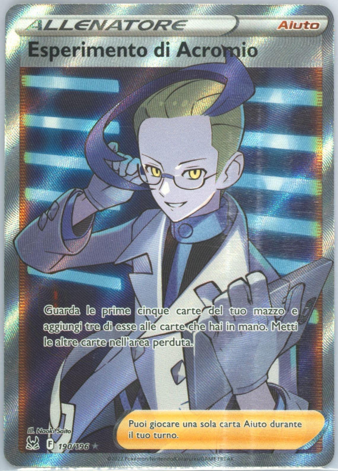Full Art/Esperimento DI Acromio Italian (190) 2022 Pokemon Sword & Shield Lost Origin