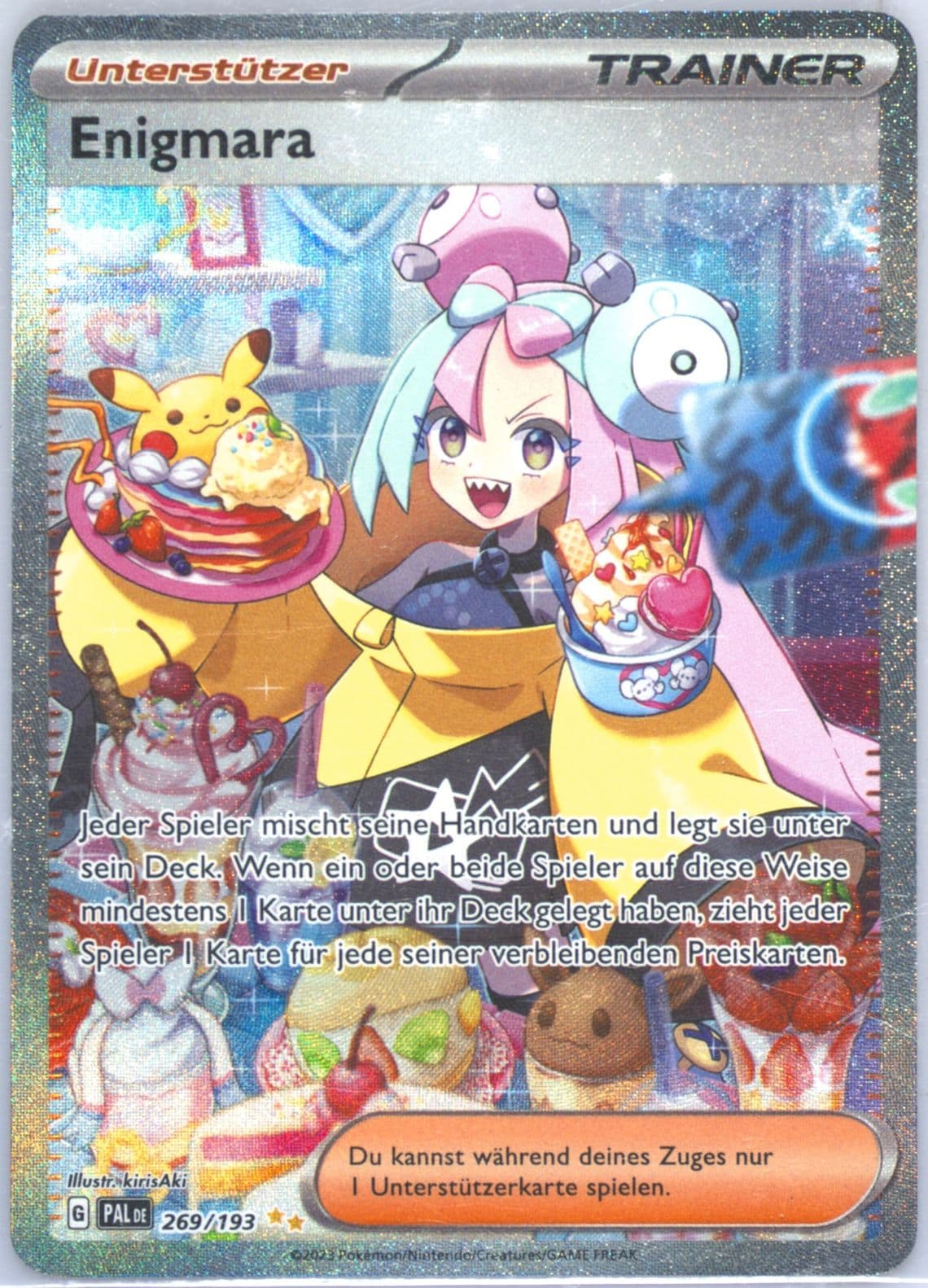 Iono Special Illustration Rare (269) 2023 Pokemon German Pal de-Paldea Evolved