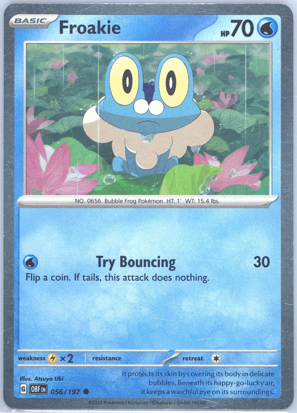 Froakie (056) 2023 Pokemon Obf EN-Obsidian Flames