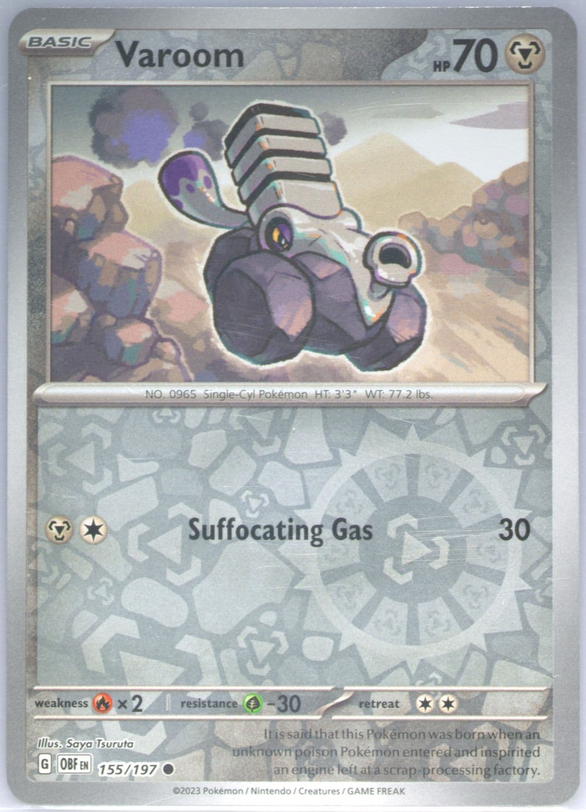 Varoom (155) 2023 Pokemon Obf EN-Obsidian Flames