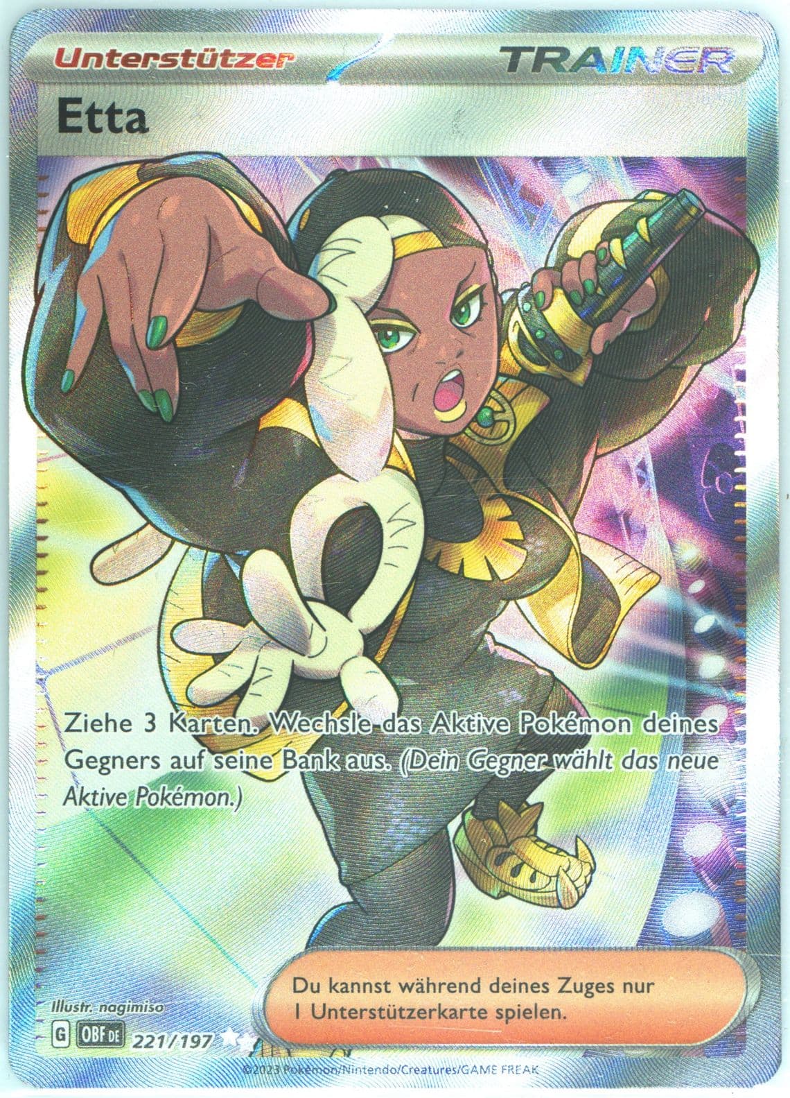 Ryme Ultra Rare (221) 2023 Pokemon German Obf de-Obsidian Flames