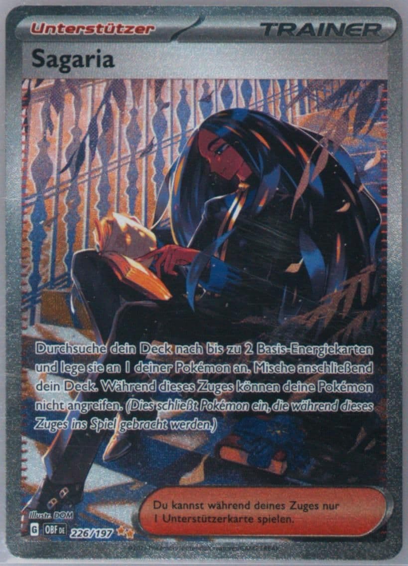 Geeta Special Illustration Rare (226) 2023 Pokemon German Obf de-Obsidian Flames