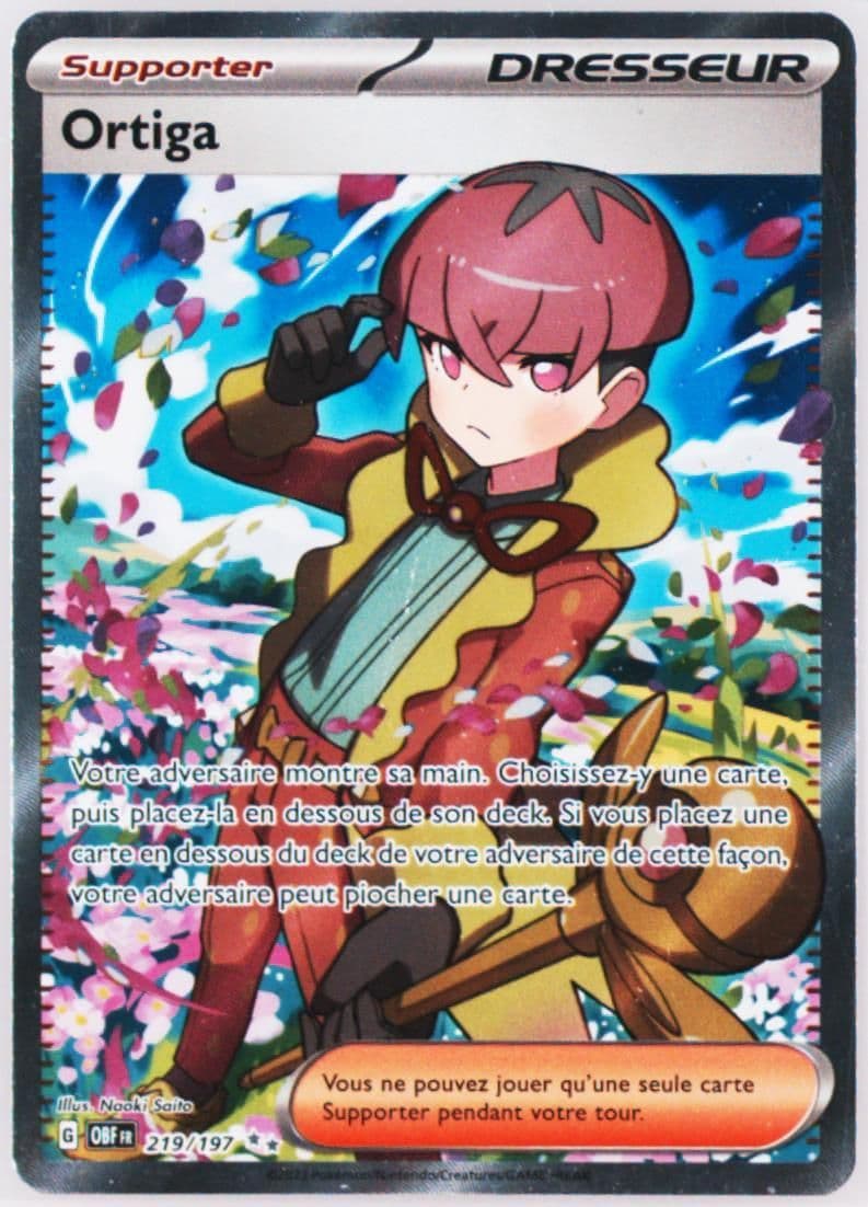 Ortega Ultra Rare (219) 2023 Pokemon French Obf FR-Obsidian Flames