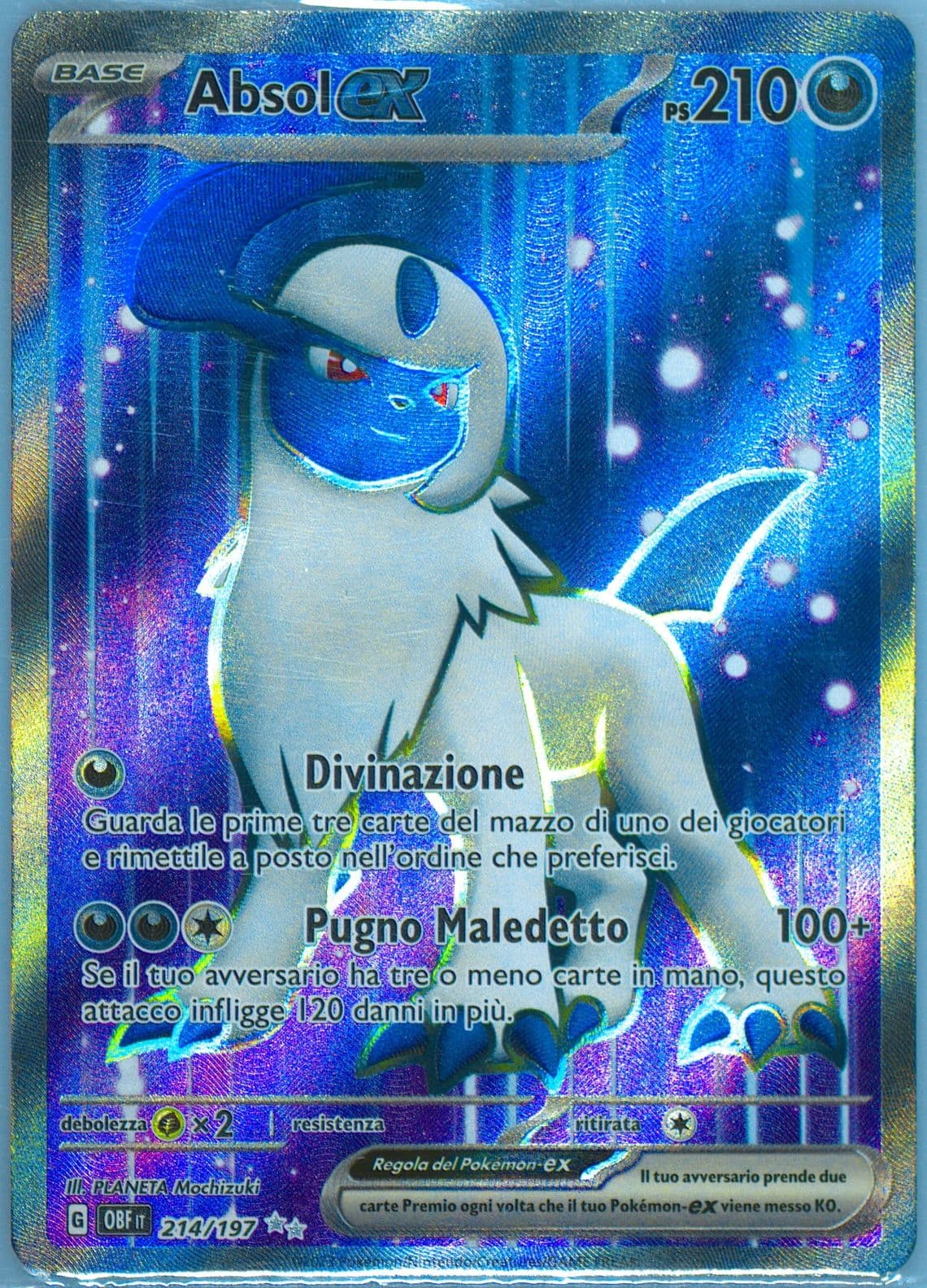 Absol EX Ultra Rare (214) 2023 Pokemon Italian Obf It-Obsidian Flames
