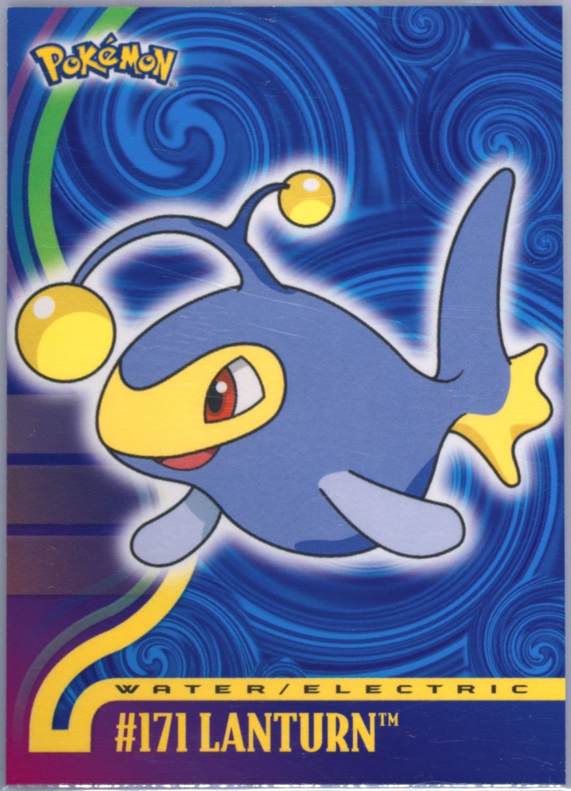 Lanturn (171) 2001 Topps Pokemon Johto Series 1