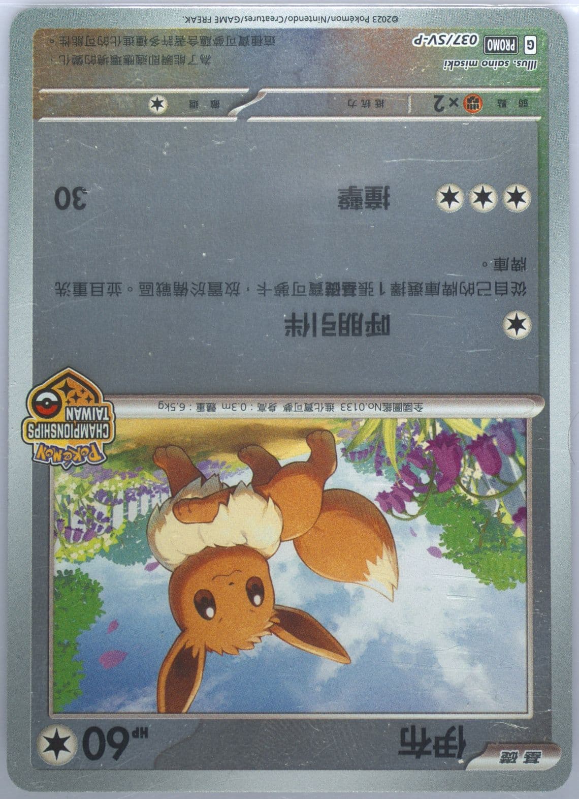 Eevee Pokemon Championships Taiwan 2022-2023-Participation (037) 2023 Pokemon Traditional Chinese SV-P Promo