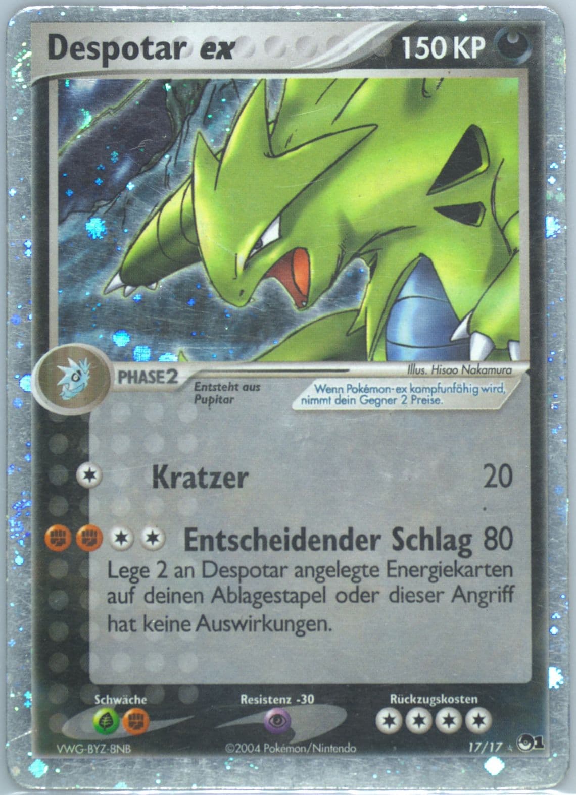 Despotar EX-Holo German (17) 2007 Pokemon Pop Series 1