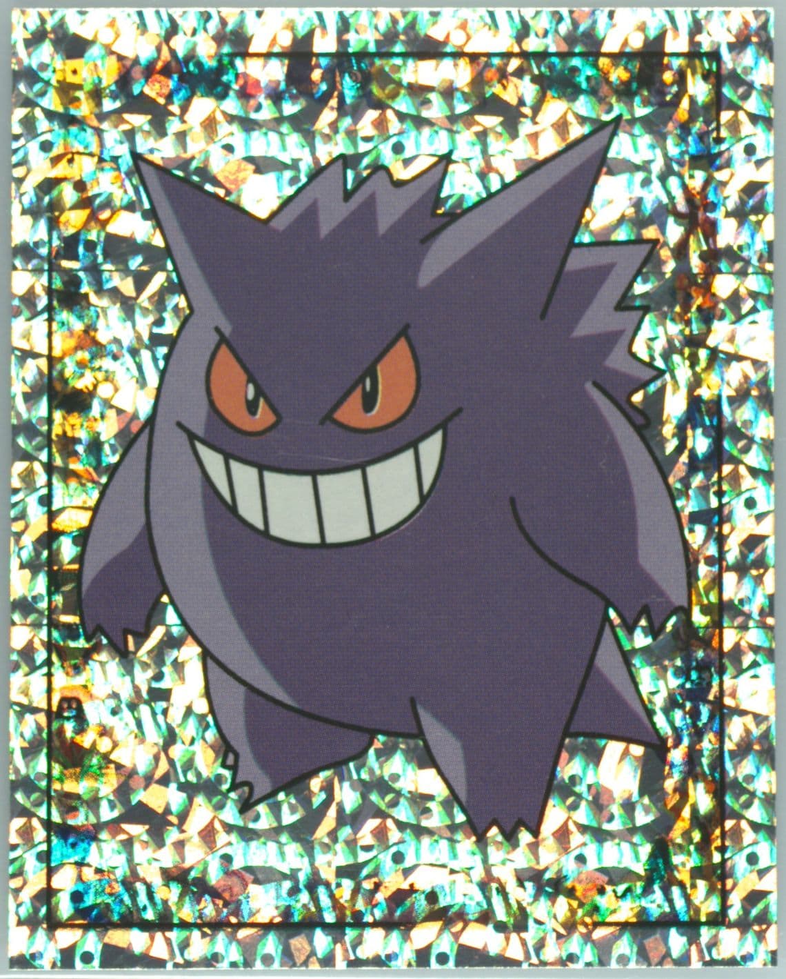 Gengar-Prism Cracked Ice (S15) 1999 Merlin Pokemon