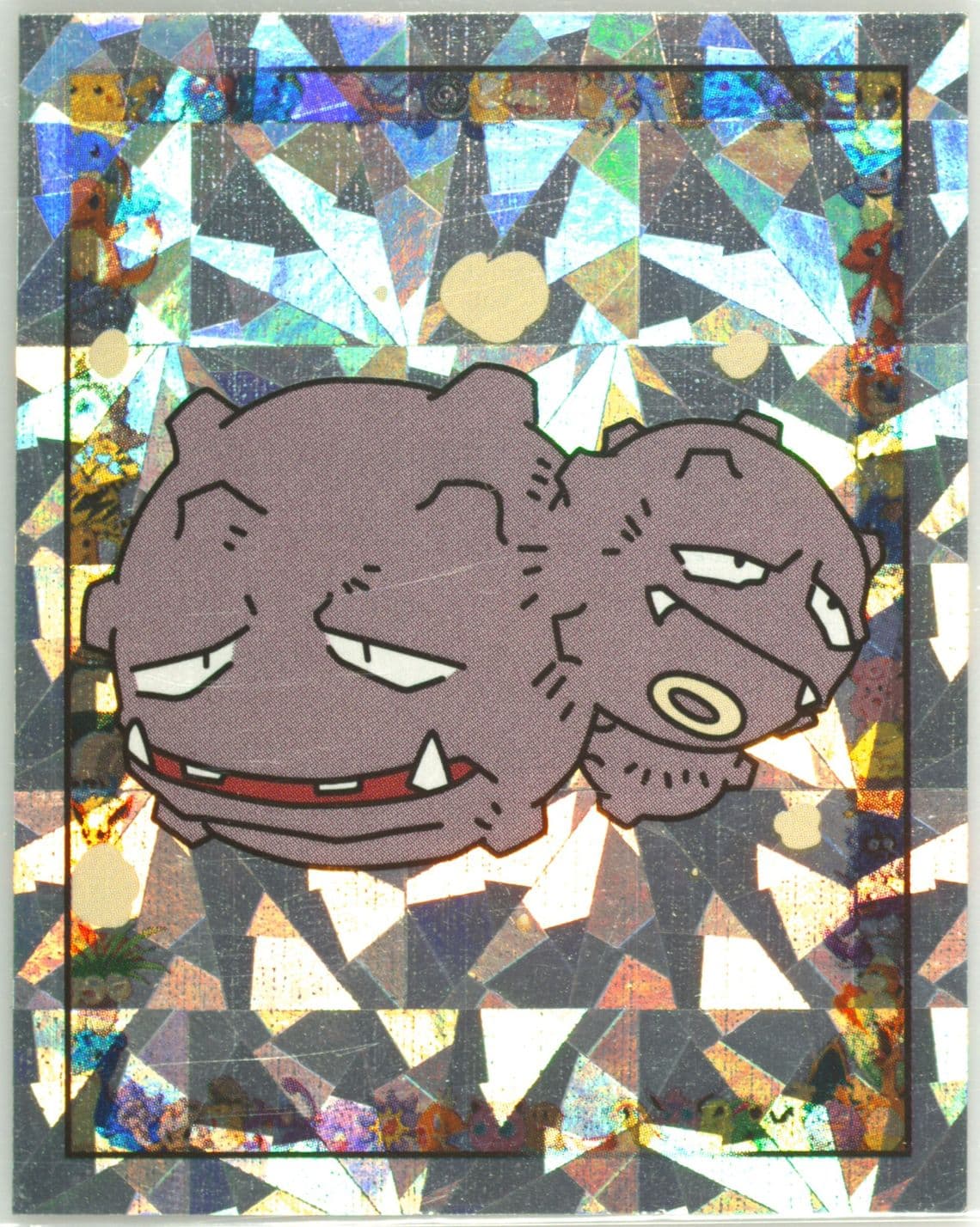 Weezing-Prism Cracked Ice (S17) 1999 Merlin Pokemon