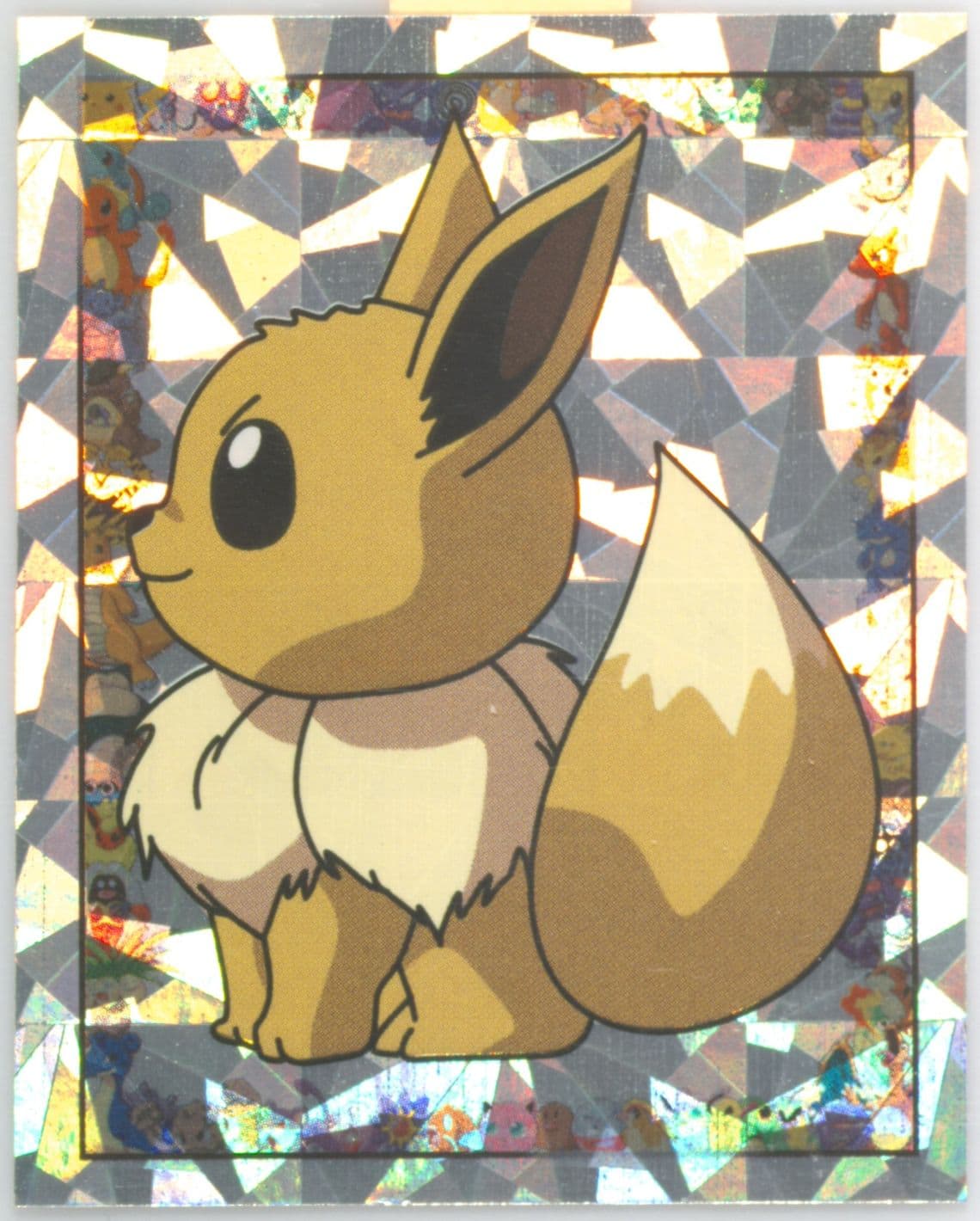 Eevee-Prism Cracked Ice (S21) 1999 Merlin Pokemon
