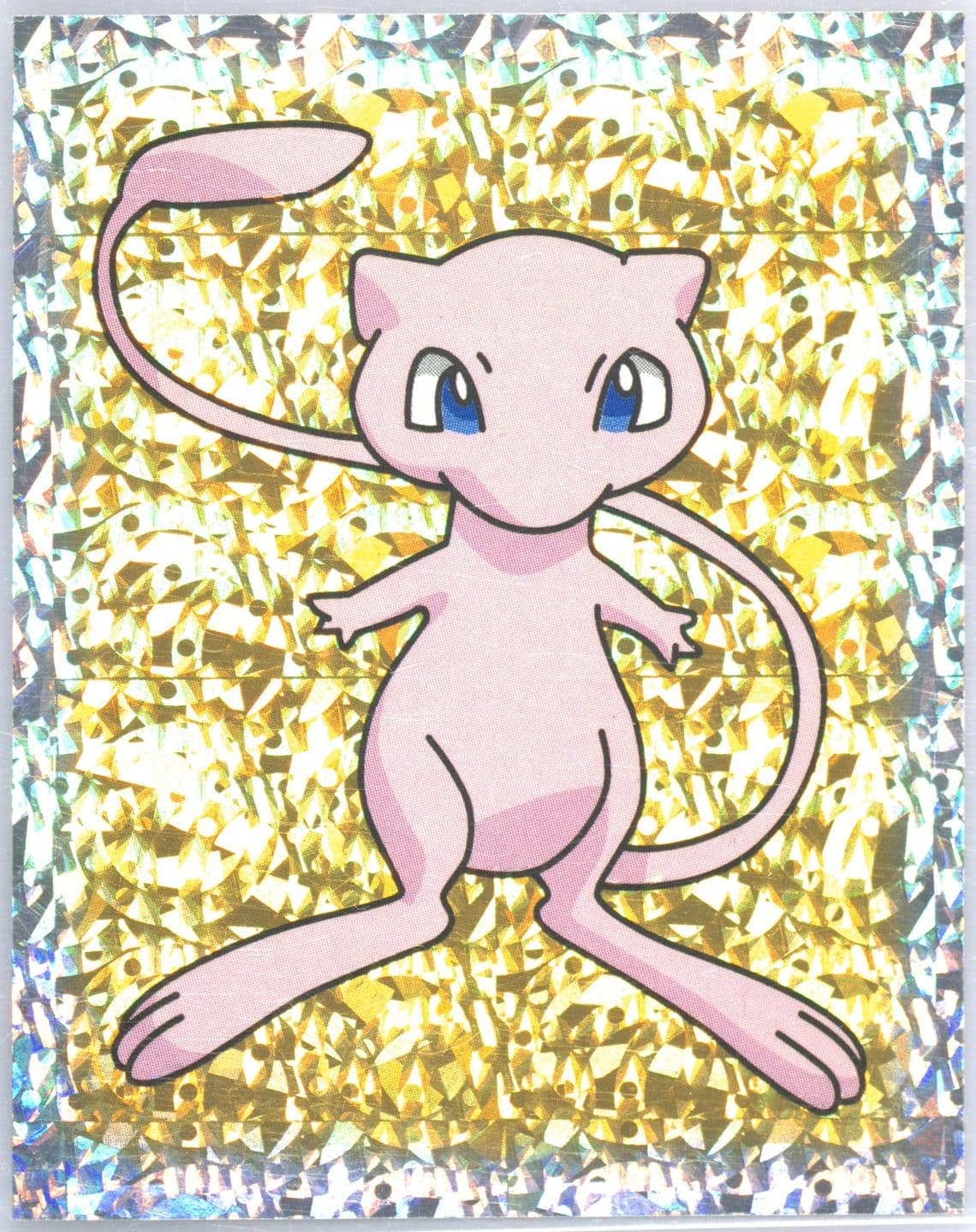 Mew-Prism Cracked Ice (S25) 1999 Merlin Pokemon