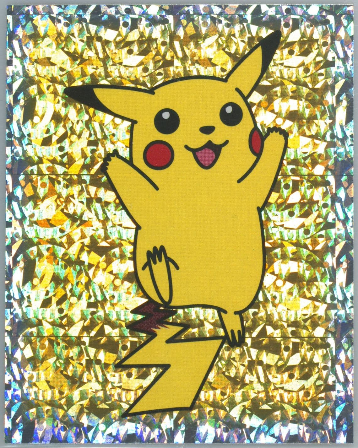 Pikachu-Prism Cracked Ice (S30) 1999 Merlin Pokemon