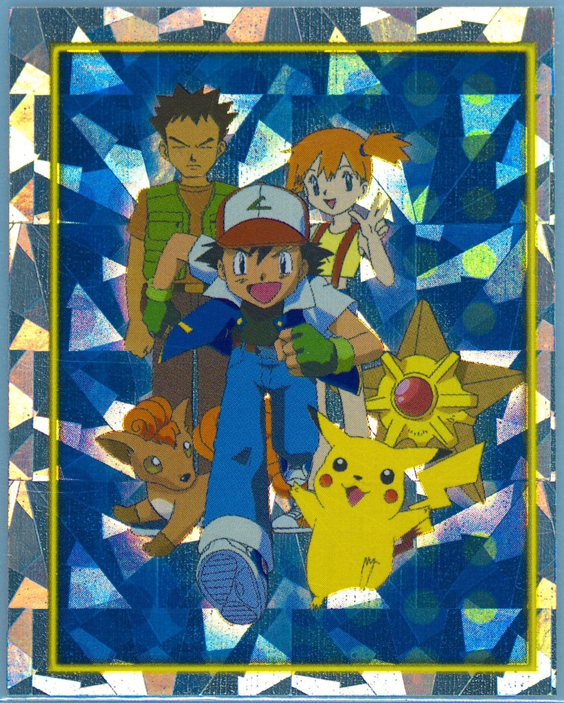 Ash and Others-Prism Cracked Ice (2) 2000 Merlin Pokemon 2