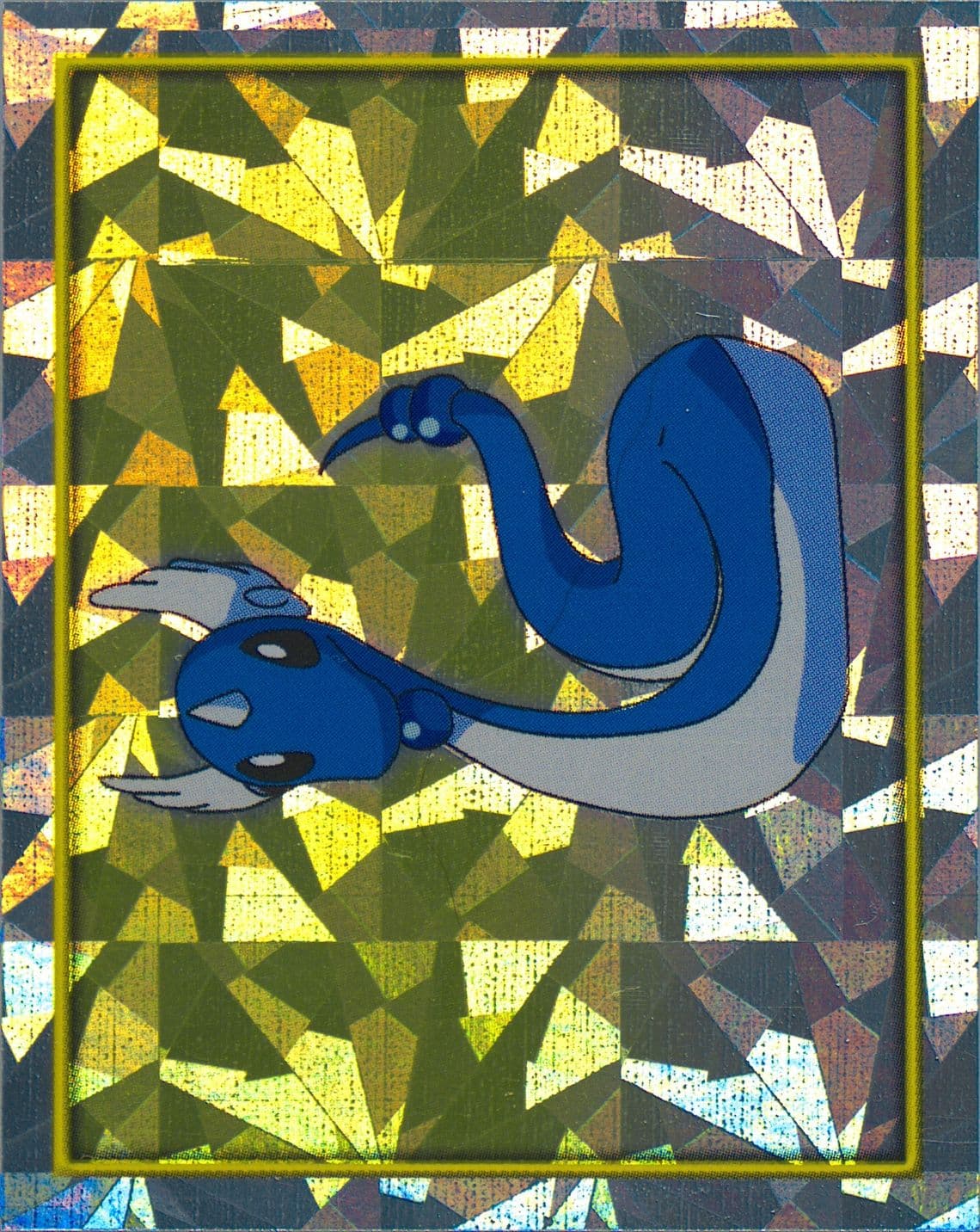 Dragonair-Prism Cracked Ice (111) 2000 Merlin Pokemon 2