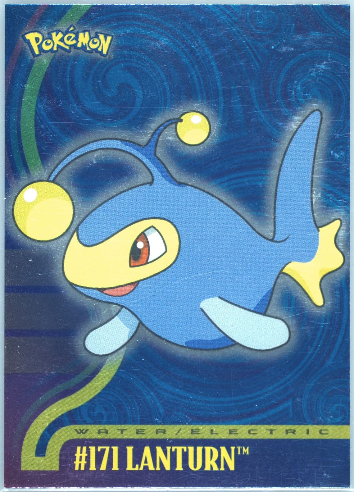 Lanturn Foil (171) 2001 Topps Pokemon Johto Series 1