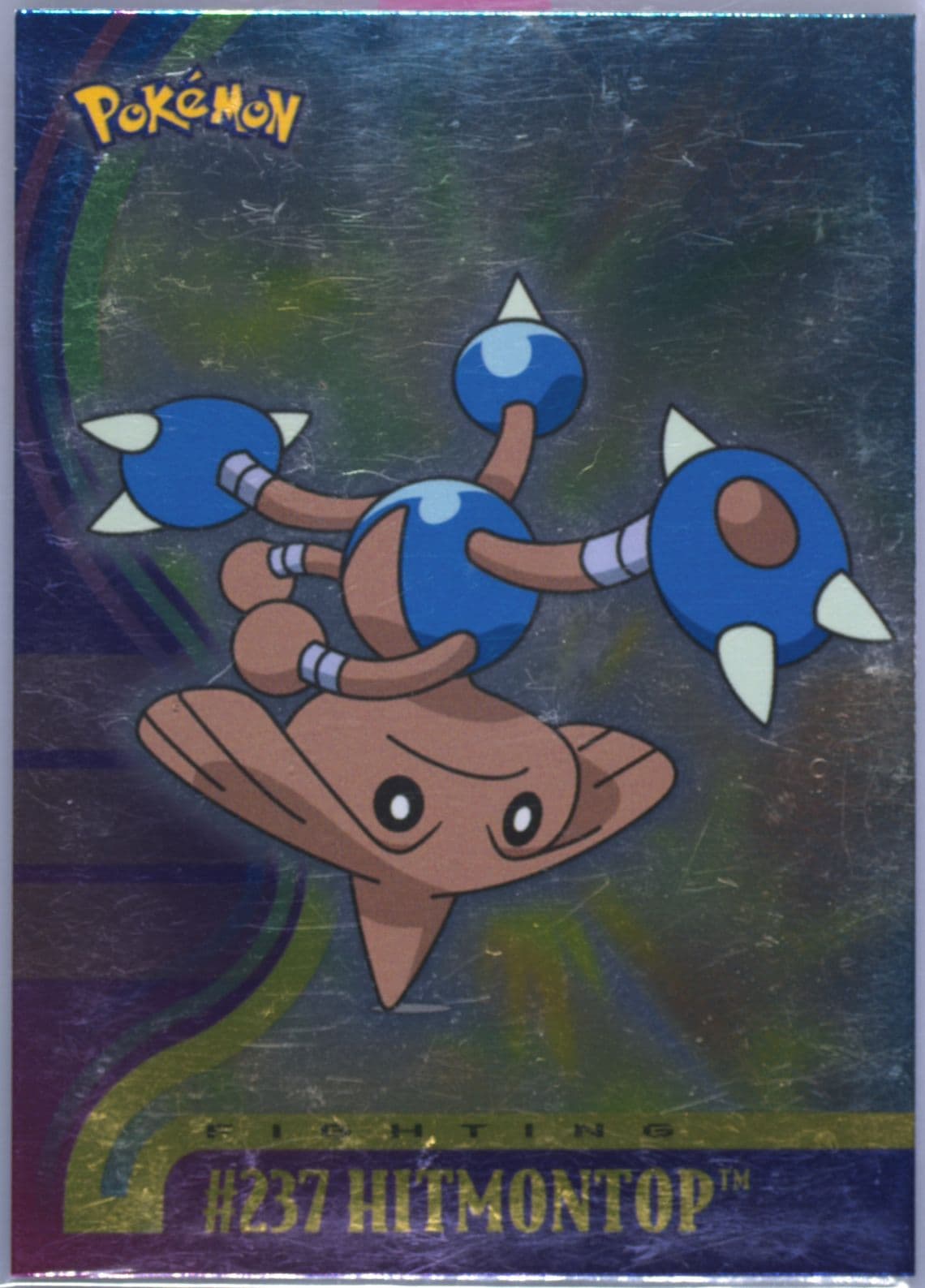 Hitmontop Foil (237) 2001 Topps Pokemon Johto League Champions