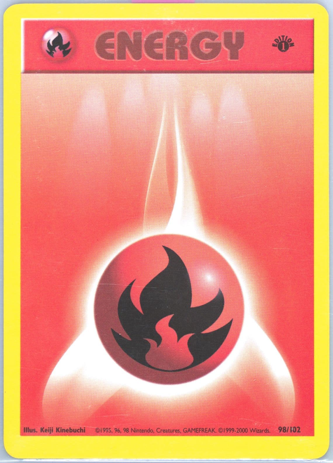 Fire Energy 1st Edition (98) 2000 Pokemon Chinese