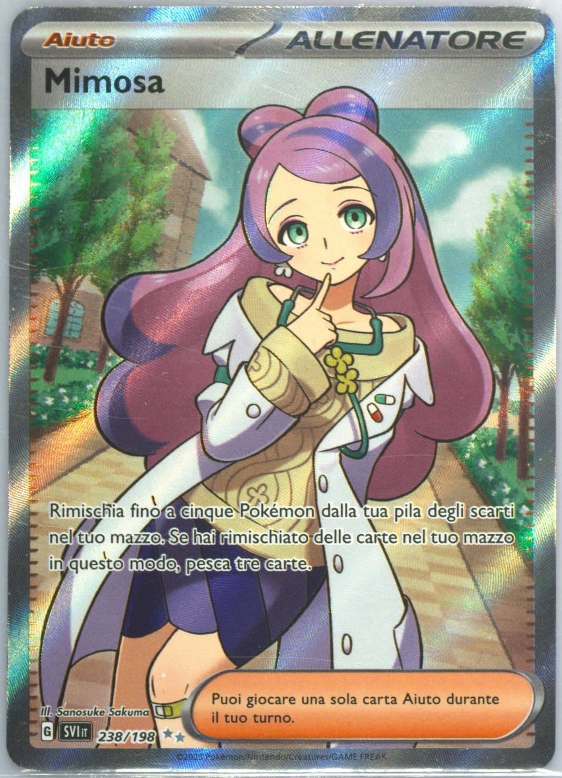 Miriam Ultra Rare (238) 2023 Pokemon Italian Svi It-Scarlet & Violet