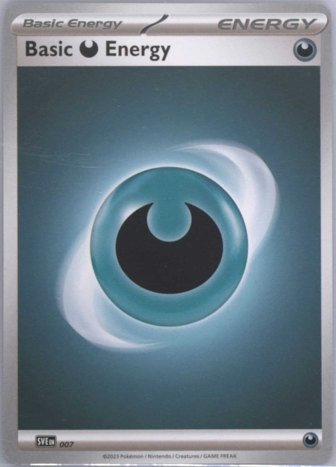 Basic Darkness Energy (007) 2023 Pokemon Sve EN-Basic Energies