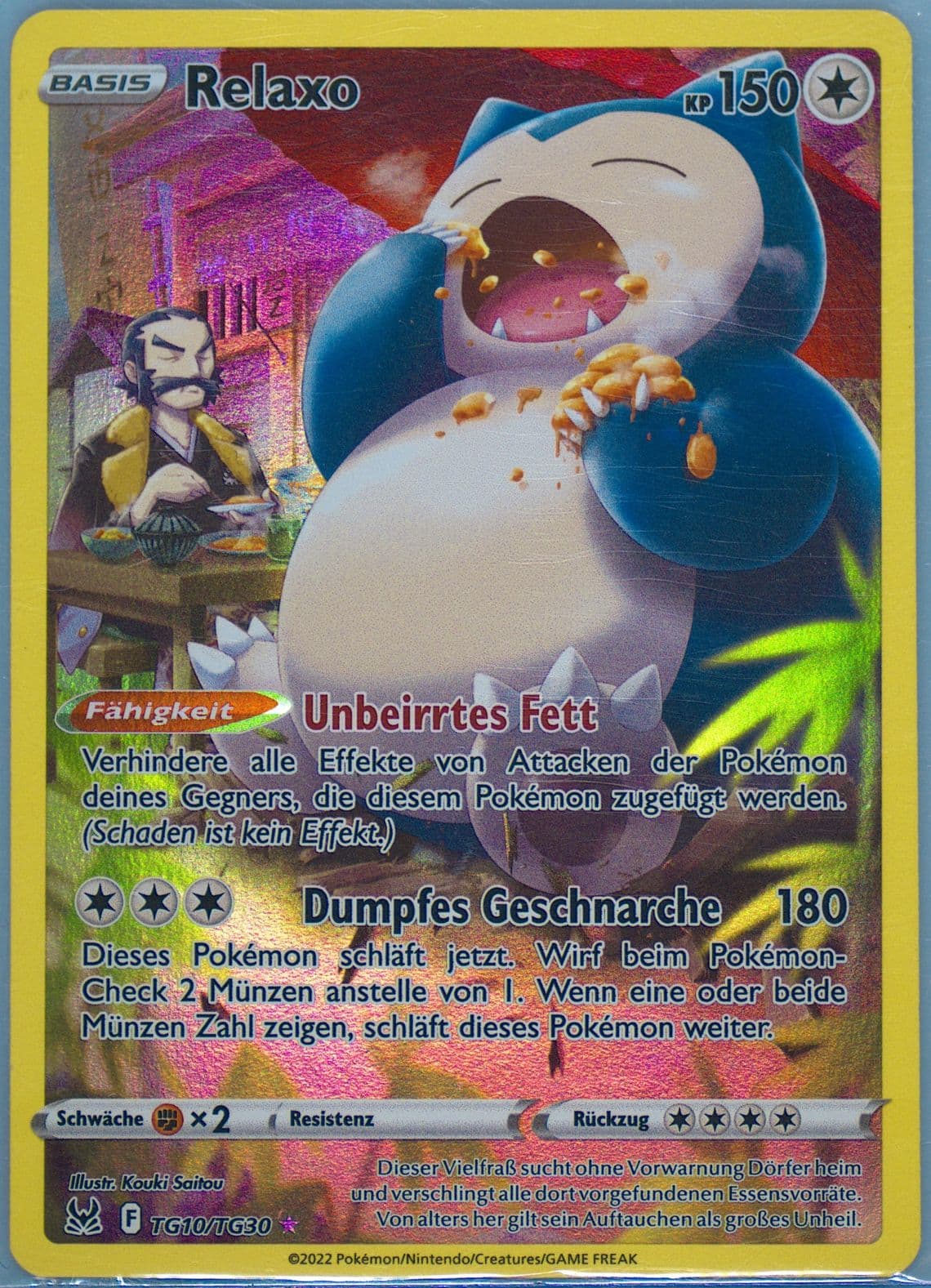 Full Art/Relaxo German (TG10) 2022 Pokemon Sword & Shield Lost Origin