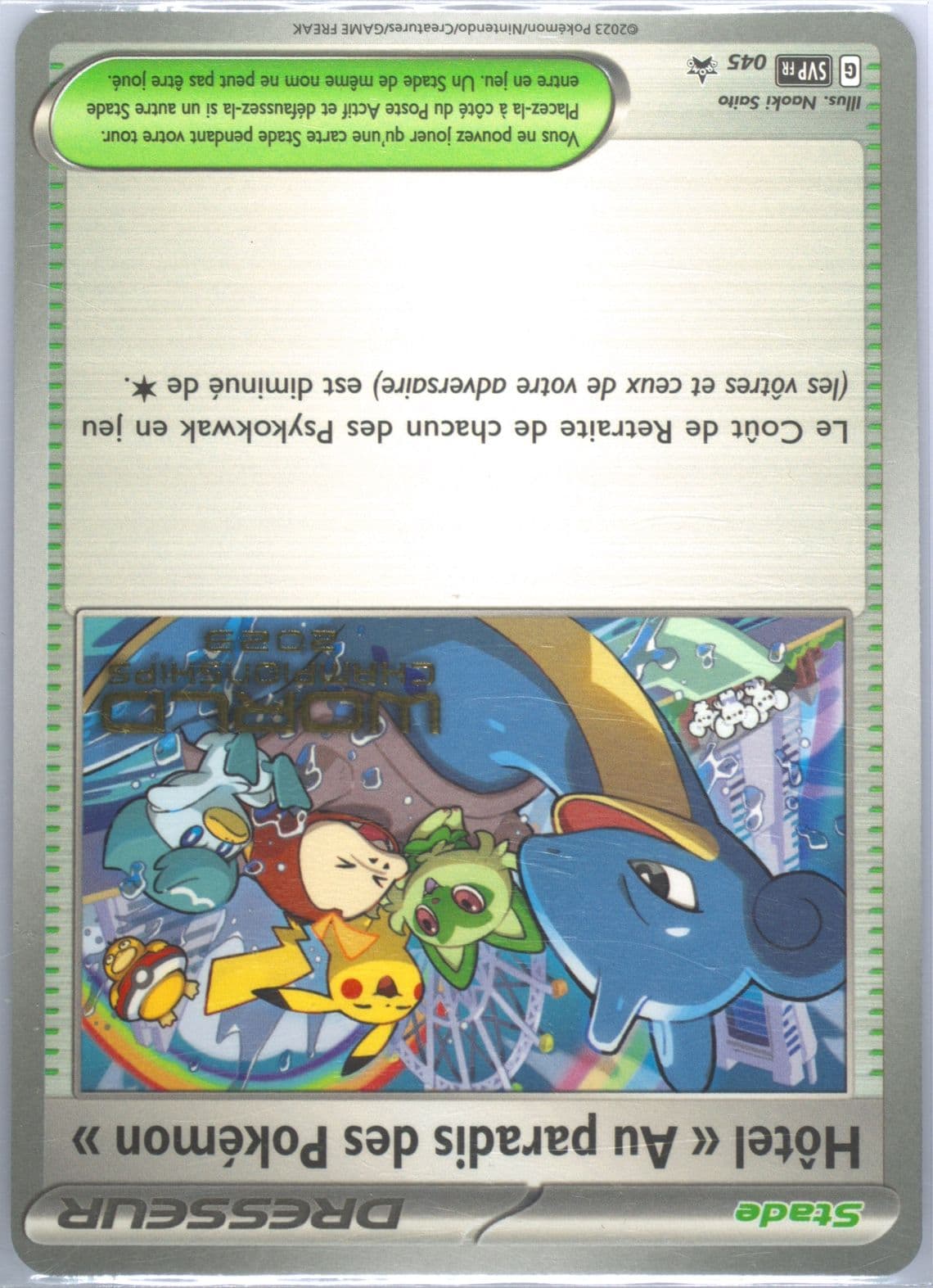 Paradise Resort World Championships 2023 (045) 2023 Pokemon French Svp FR-SV Black Star Promo