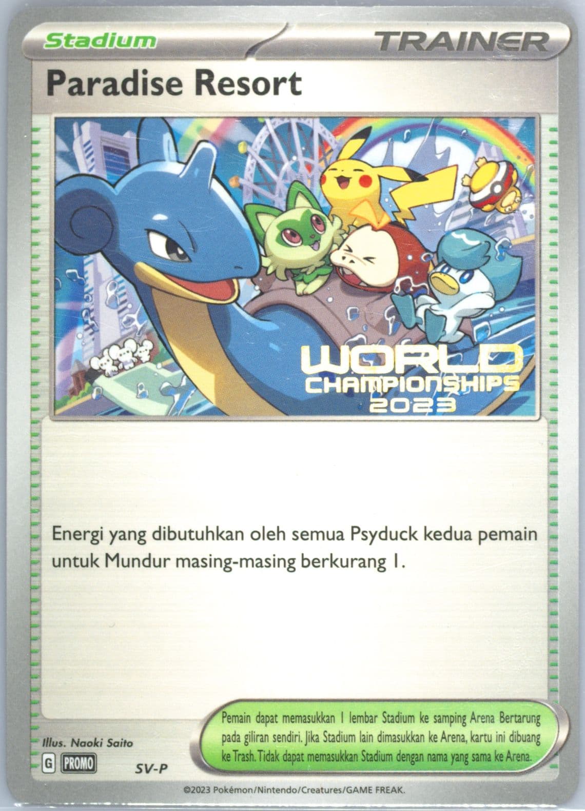 Paradise Resort World Championships 2023 (SV-P) 2023 Pokemon Indonesian SV Promo
