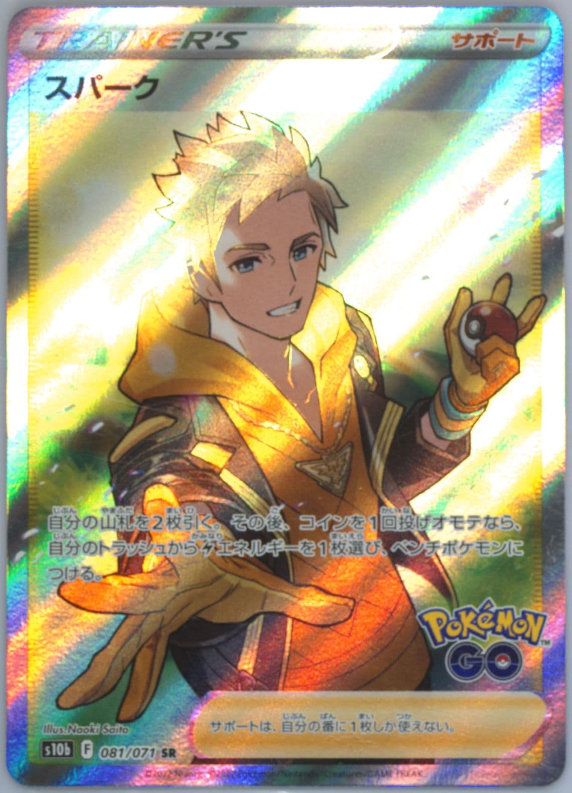 Full Art/Spark Missing Texture (081) 2022 Pokemon Go Japanese