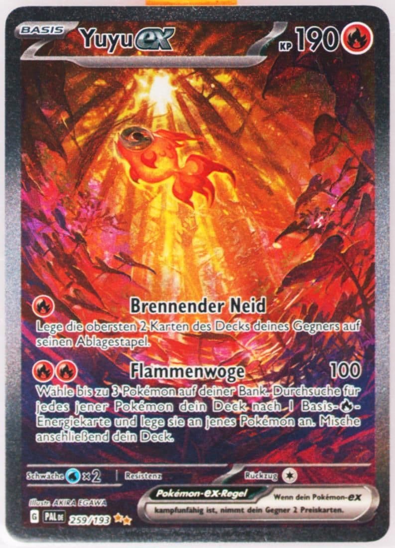 Chi-YU EX Special Illustration Rare (259) 2023 Pokemon German Pal de-Paldea Evolved