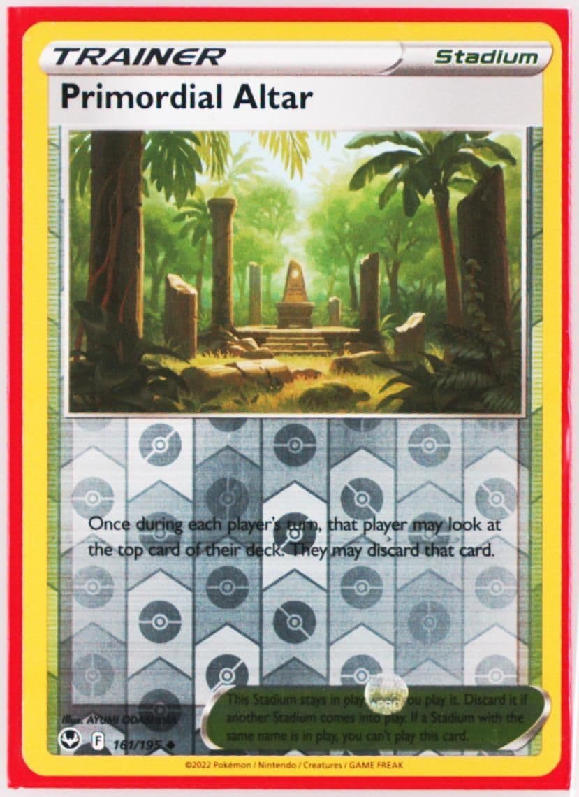 Primordial Altar-Reverse Foil (161) 2022 Pokemon Sword & Shield Silver Tempest