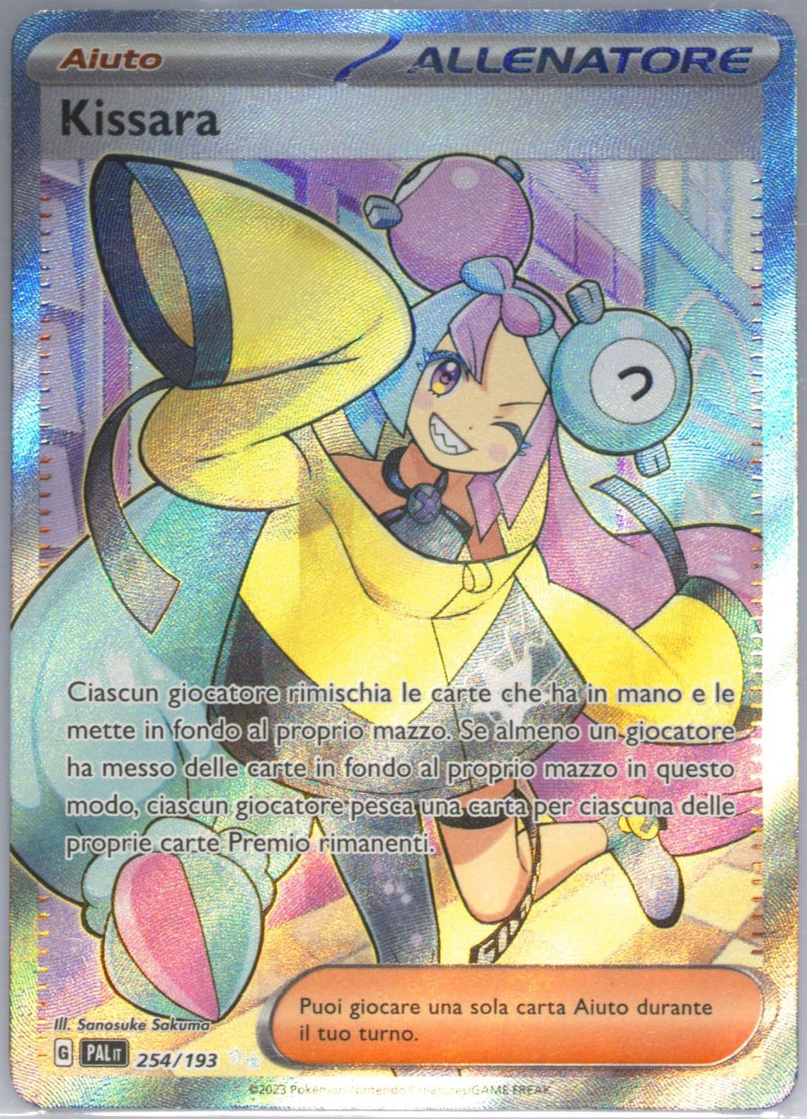 Iono Ultra Rare (254) 2023 Pokemon Italian Pal It-Paldea Evolved