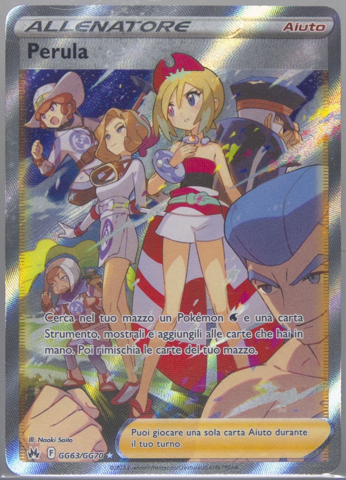 Full Art/Perula Italian (GG63) 2023 Pokemon Sword and Shield Crown Zenith