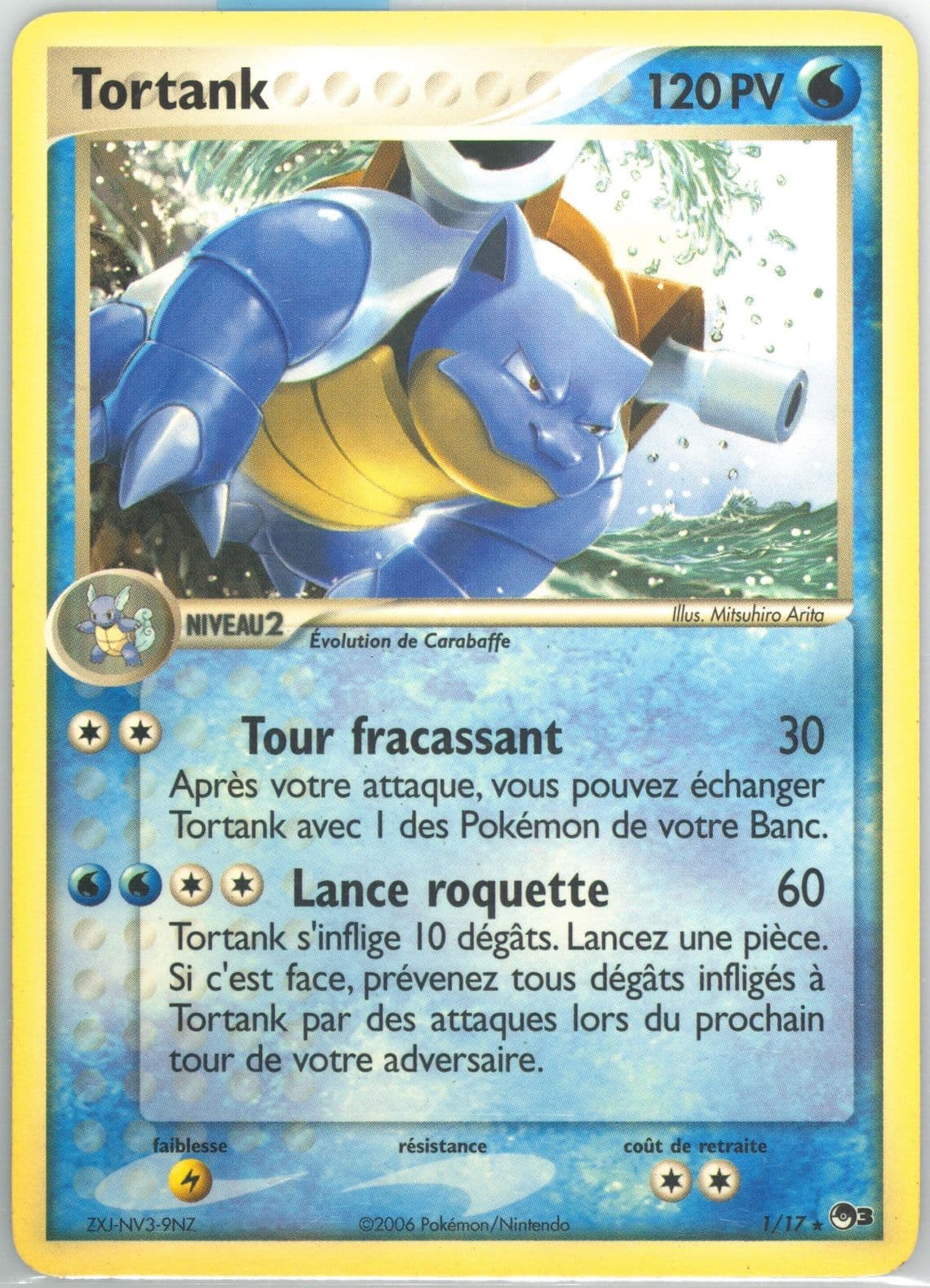 Tortank French (1) 2006 Pokemon Pop Series 3