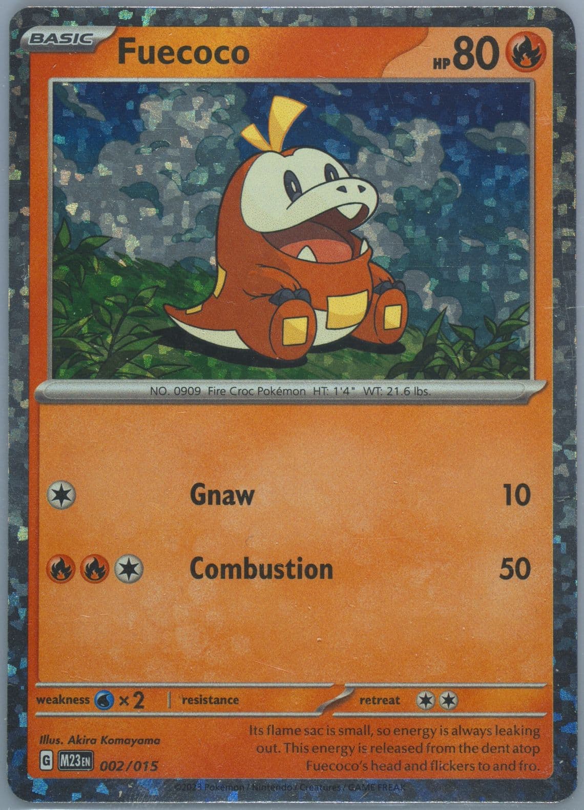 Fuecoco (002) 2023 Pokemon M23 EN-Mcdonald's Collection