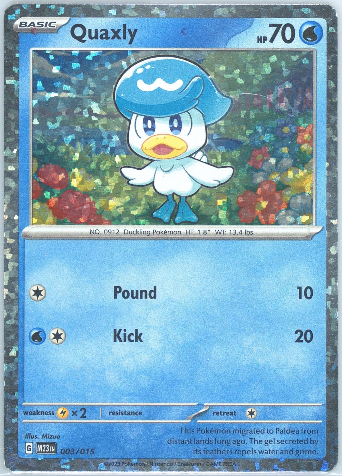 Quaxly (003) 2023 Pokemon M23 EN-Mcdonald's Collection