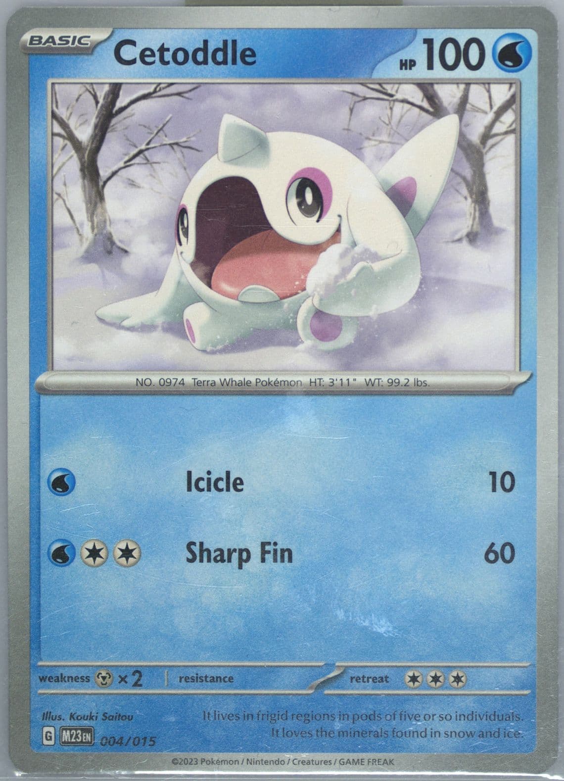 Cetoddle (004) 2023 Pokemon M23 EN-Mcdonald's Collection