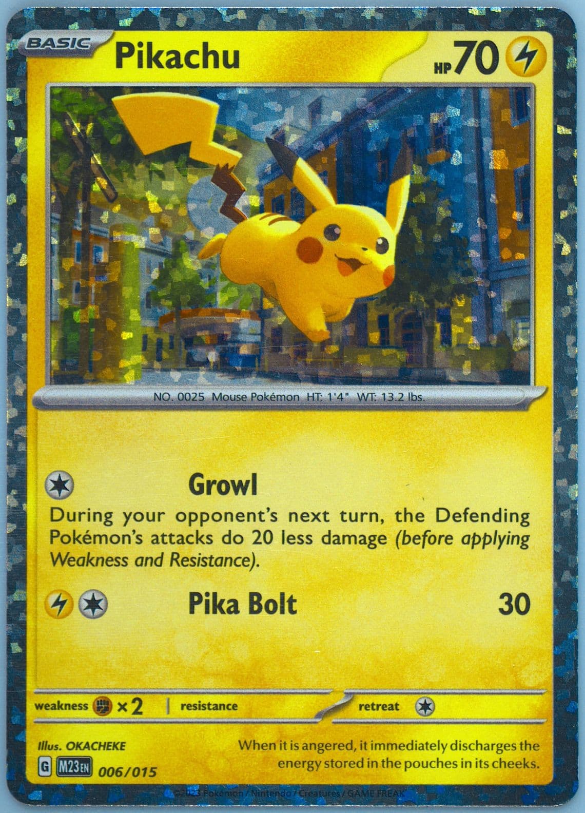 Pikachu (006) 2023 Pokemon M23 EN-Mcdonald's Collection