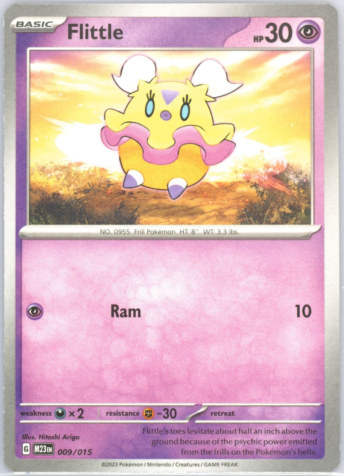 Flittle (009) 2023 Pokemon M23 EN-Mcdonald's Collection