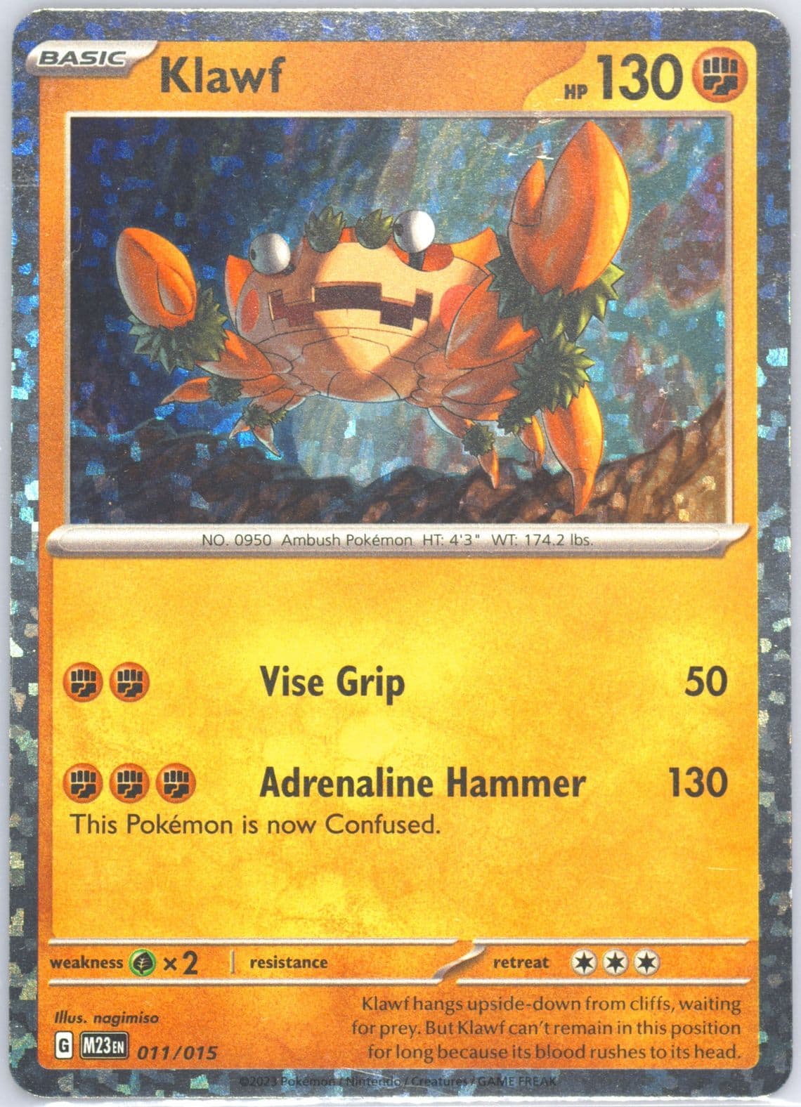 Klawf (011) 2023 Pokemon M23 EN-Mcdonald's Collection