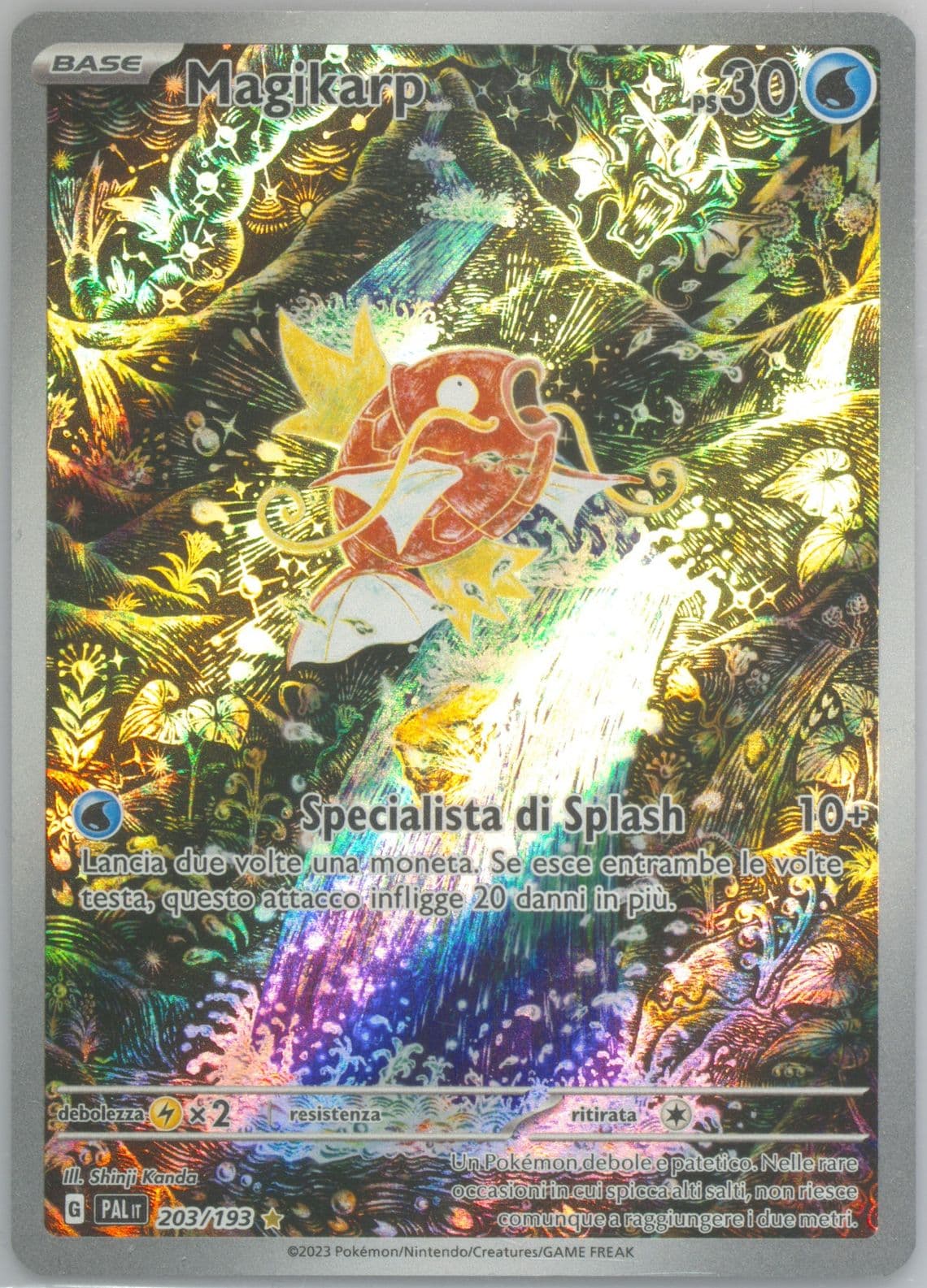 Magikarp Illustration Rare (203) 2023 Pokemon Italian Pal It-Paldea Evolved