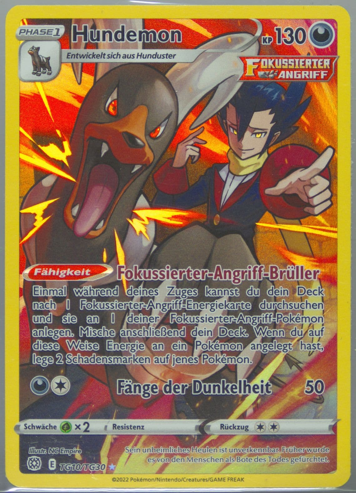 Full Art/Hundemon German (TG10) 2022 Pokemon Sword & Shield Brilliant Stars