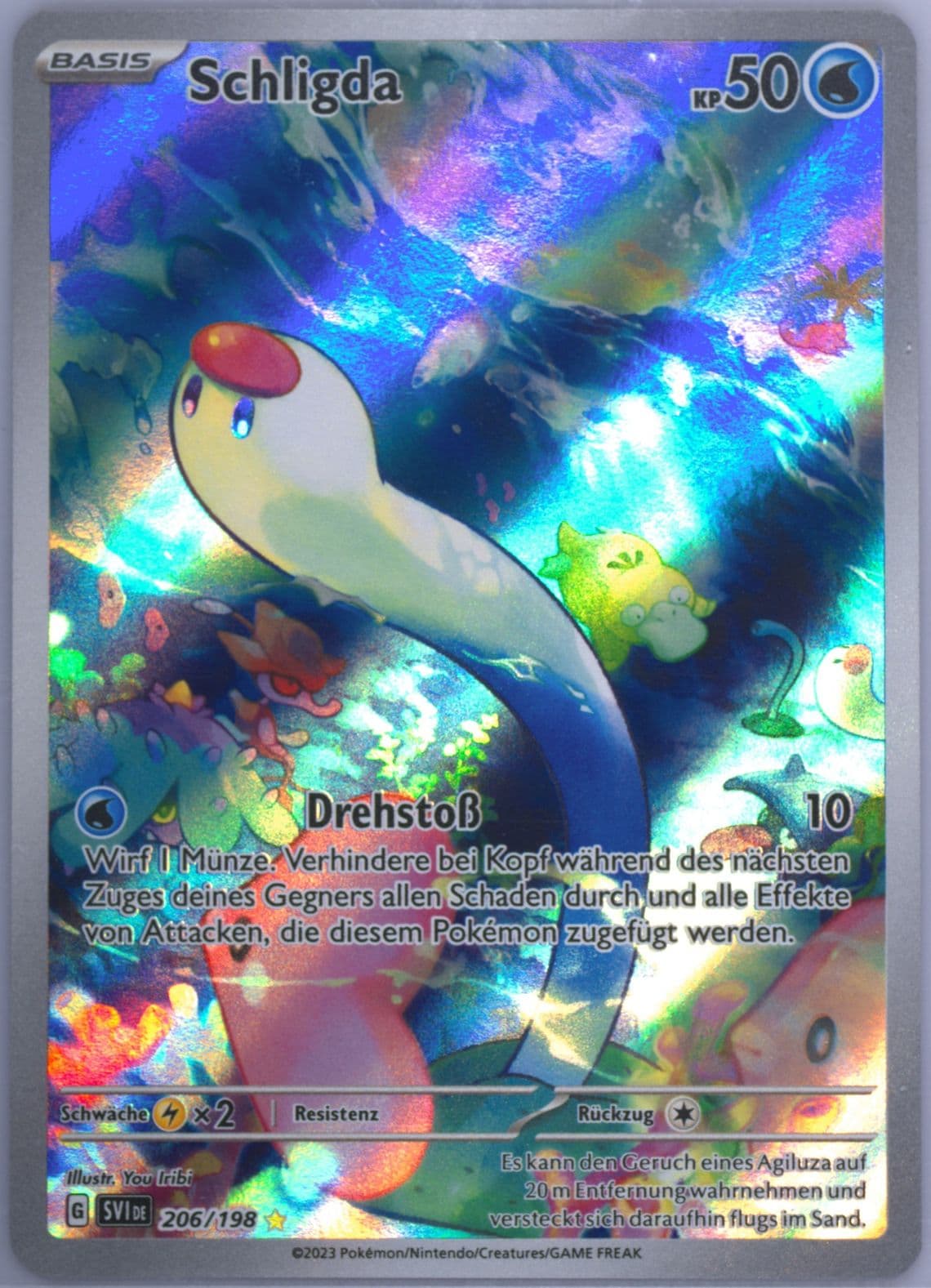 Wiglett Illustration Rare (206) 2023 Pokemon German Svi de-Scarlet & Violet