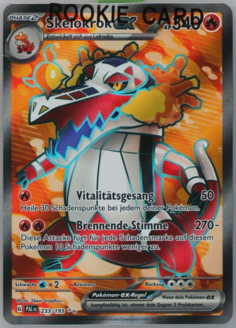 Skeledirge EX Ultra Rare (233) 2023 Pokemon German Pal de-Paldea Evolved