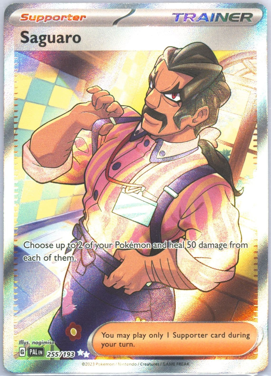 Saguaro Ultra Rare (255) 2023 Pokemon German Pal de-Paldea Evolved