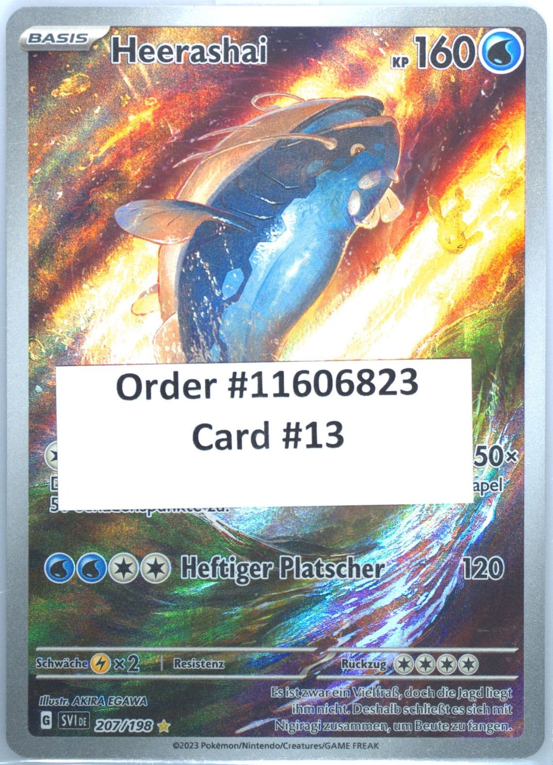 Dondozo Illustration Rare (207) 2023 Pokemon German Svi de-Scarlet & Violet