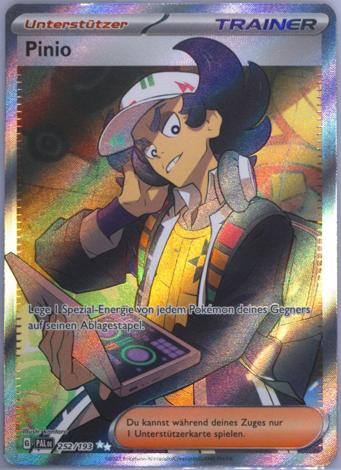Giacomo Ultra Rare (252) 2023 Pokemon German Pal de-Paldea Evolved