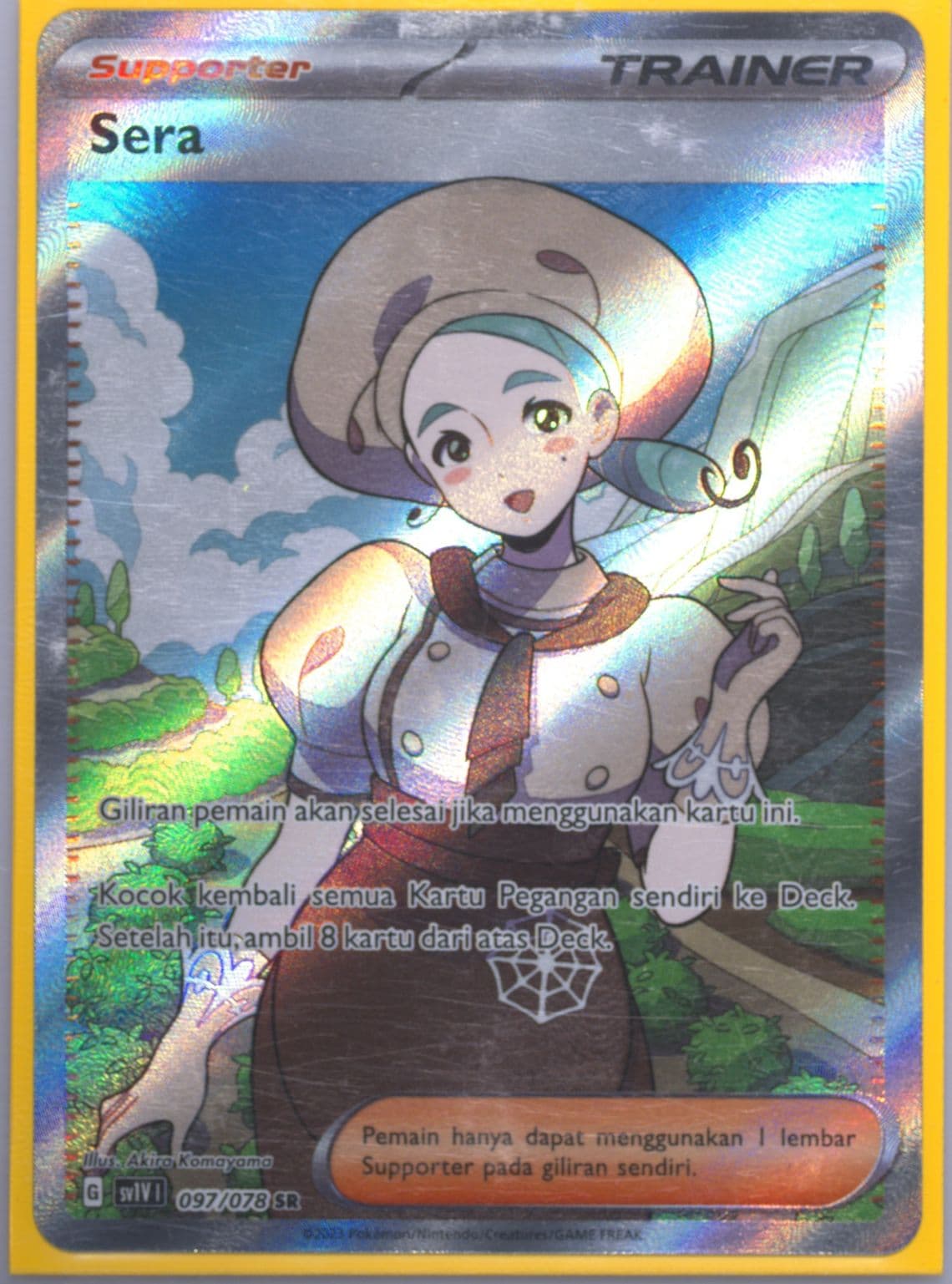 Katy Super Rare (097) 2023 Pokemon Indonesian Sv1v I-Violet EX