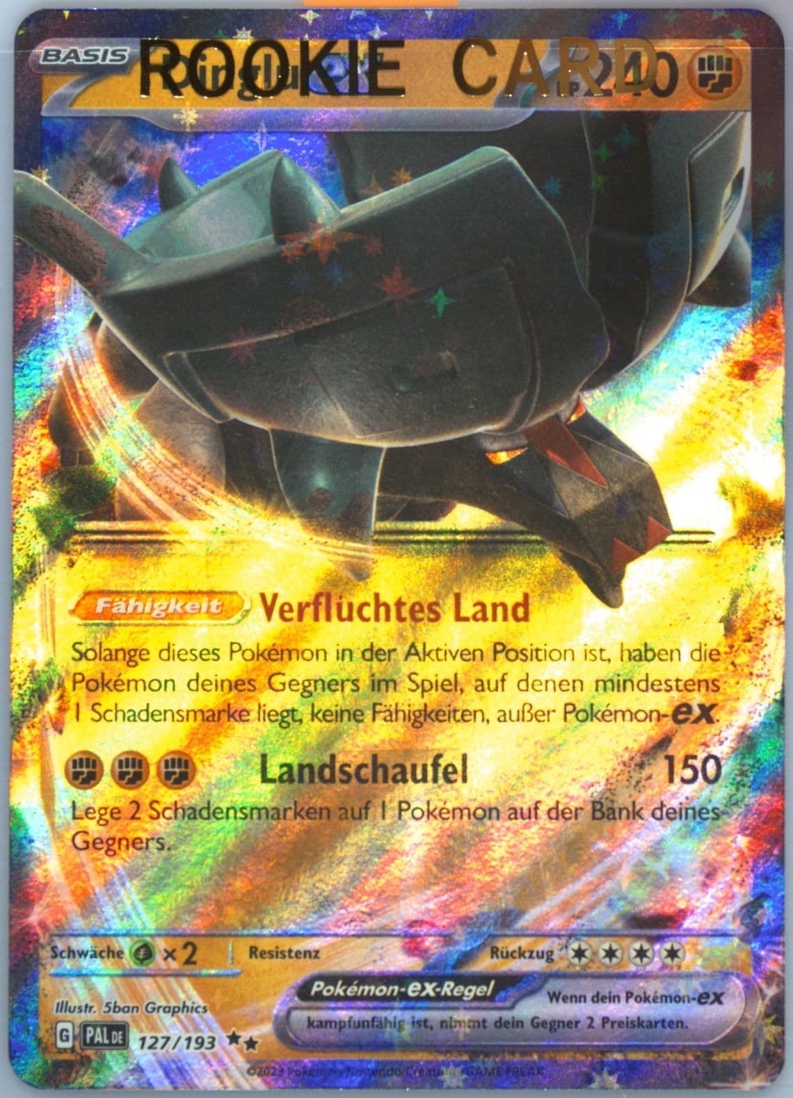 Ting-LU EX (127) 2023 Pokemon German Pal de-Paldea Evolved