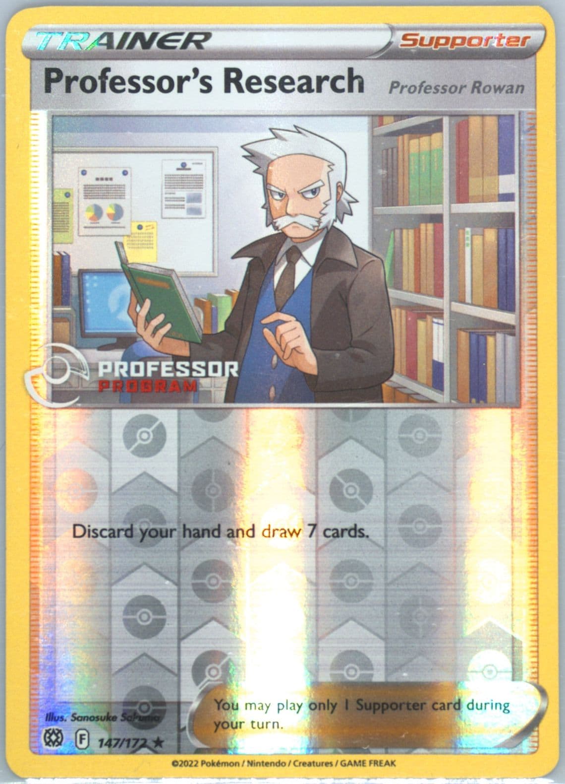 Professor's Research Professor Program (147) 2022 Pokemon Sword & Shield Brilliant Stars